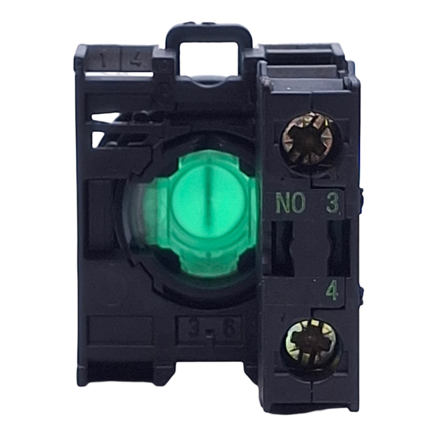 Used Eaton M22-DL-G-X1-K10 Green Illuminated Momentary Push Button ø22.5mm, 1NO