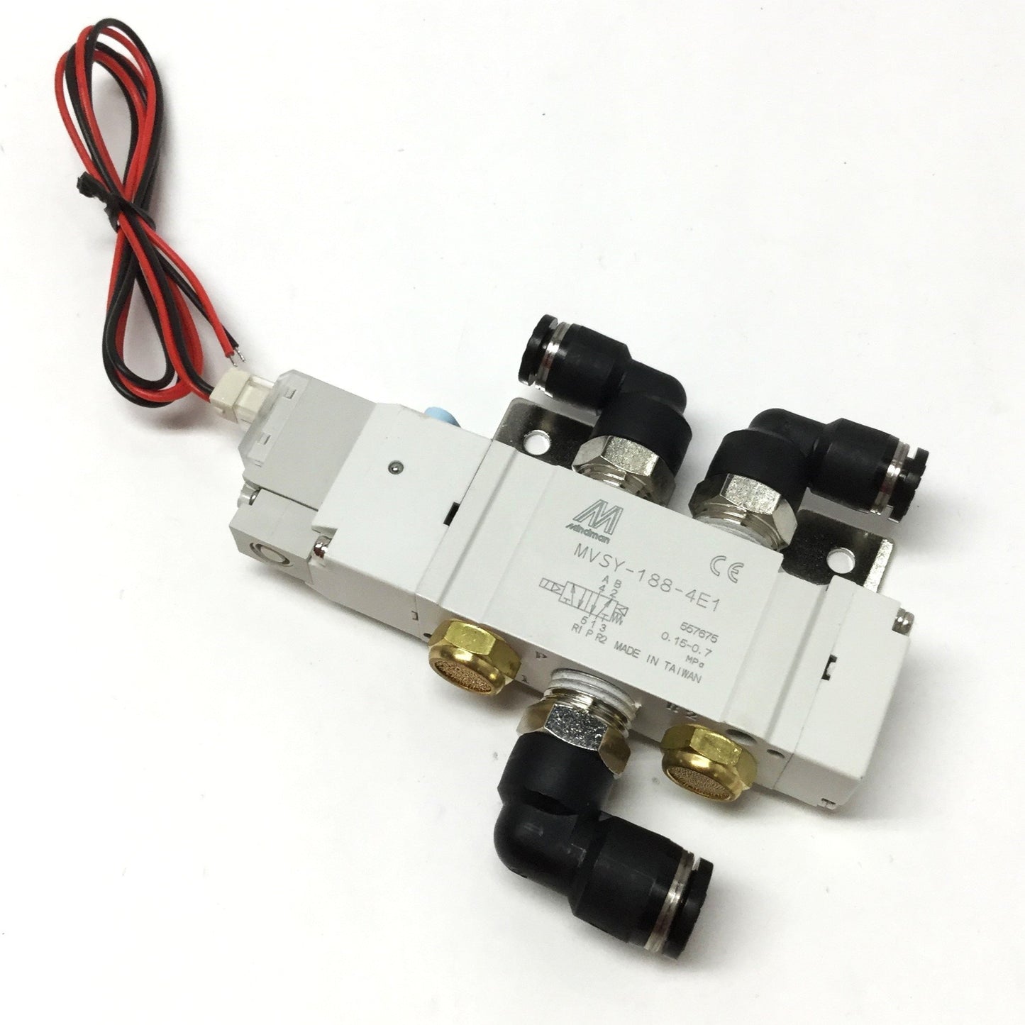 New – Open box Mindman MVSY-188-4E1 Solenoid Valve, 5-Port 2-Position, Rc1/4, 24VDC, 0.7MPa
