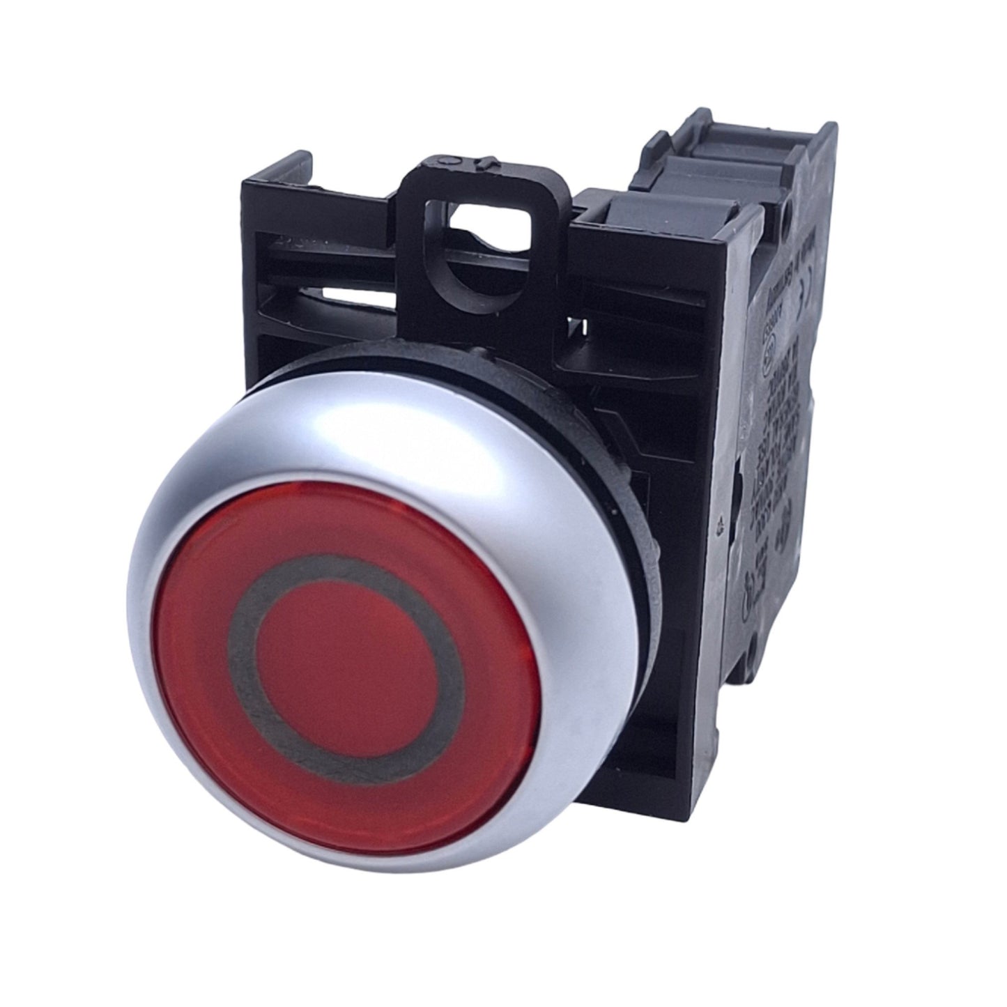Used Eaton M22-DL-R-X0-K01 Red Illuminated Momentary Push Button ø22.5mm, 1NC