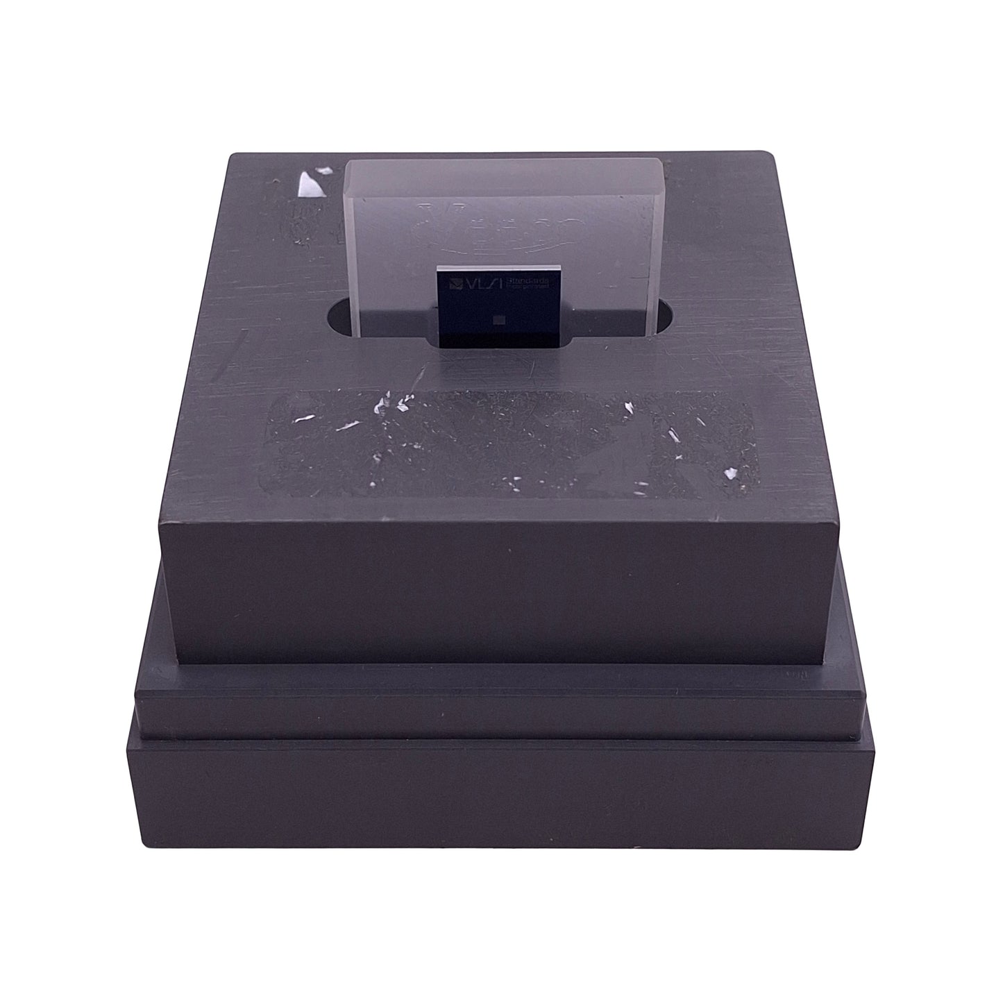 Used VLSI Standards VDS-80QS Step Height Standard Calibrator, 9.6nm, 1 x 1 x 0.23in