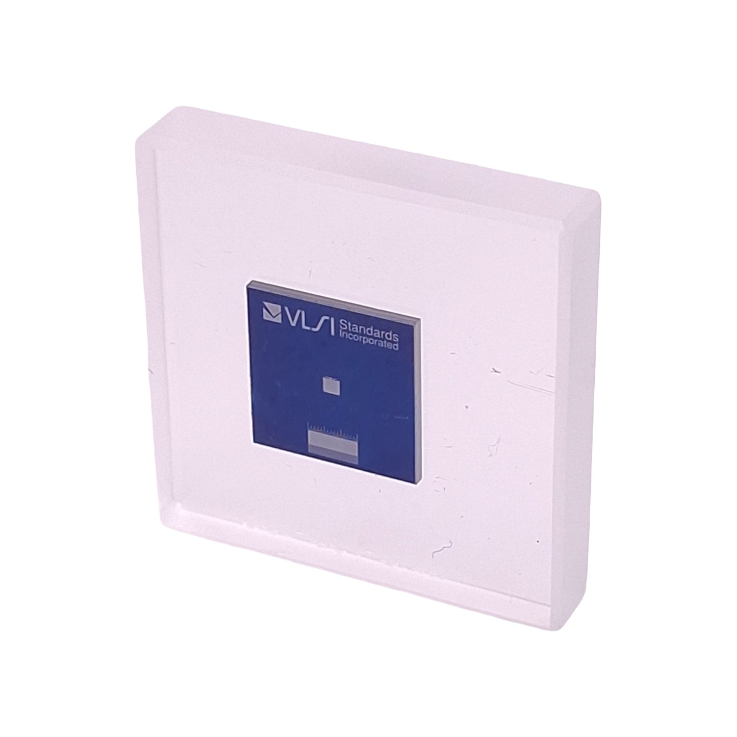 Used VLSI Standards VDS-80QS Step Height Standard Calibrator, 9.6nm, 1 x 1 x 0.23in