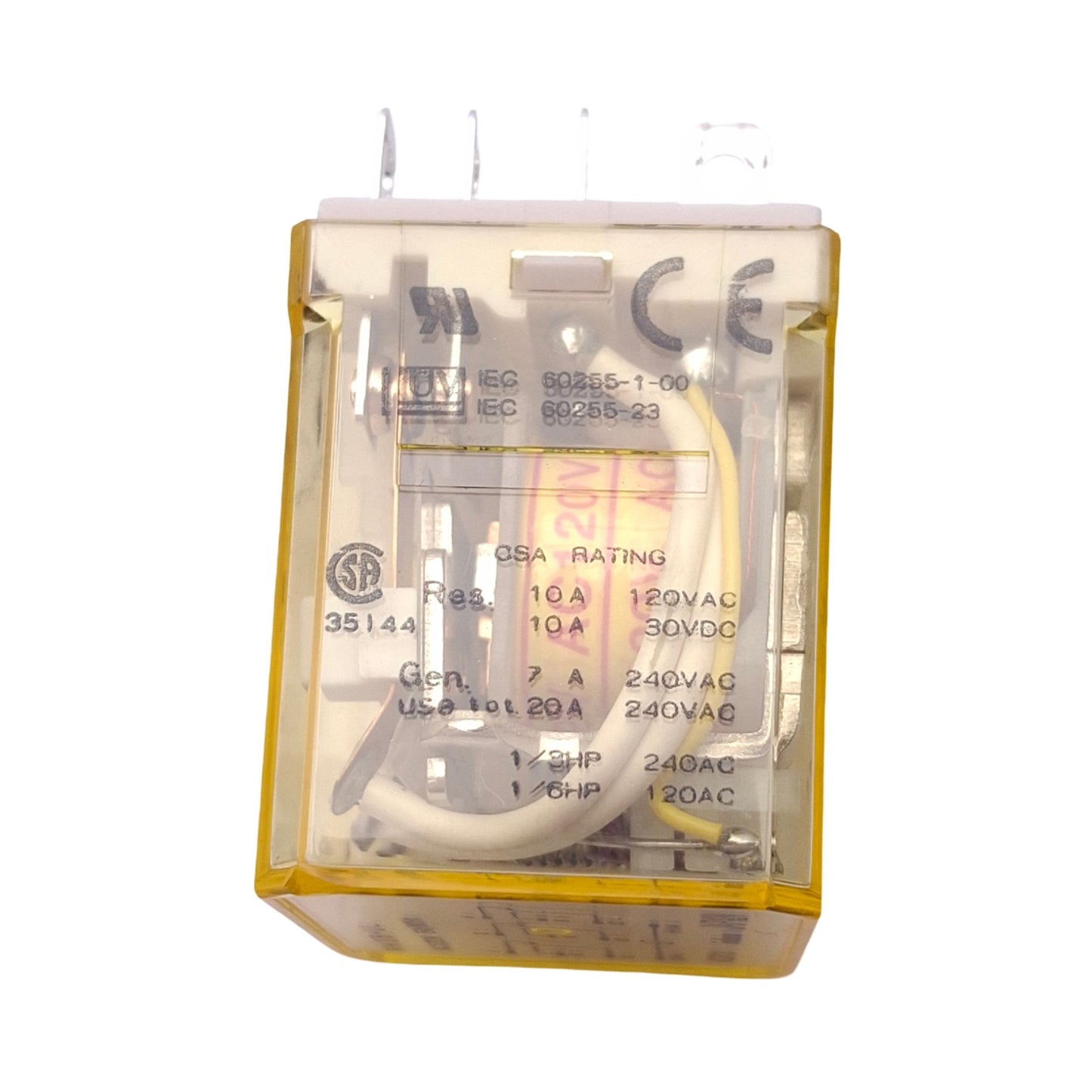 Used IDEC RH3B-ULAC120V Plug-In Relay, 3PDT, 11-Pin, 240VAC 10A Max, 120VAC Coil