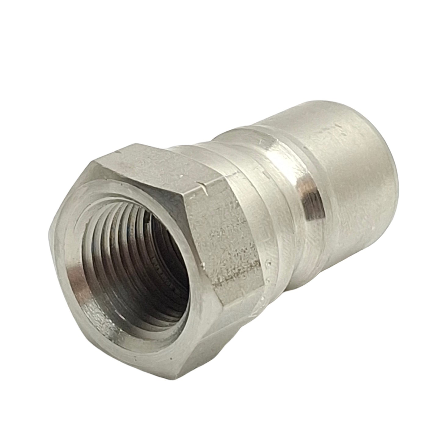 New – Open box Parker SH3-63 Hydraulic Male Nipple, 3/8 Body ISO7241-1 B to 3/8in NPTF Female