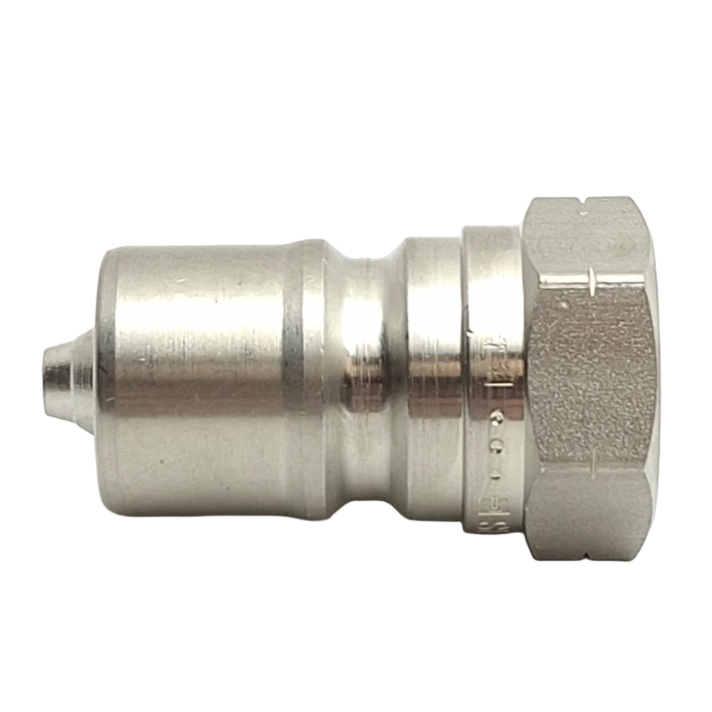 New – Open box Parker SH3-63 Hydraulic Male Nipple, 3/8 Body ISO7241-1 B to 3/8in NPTF Female