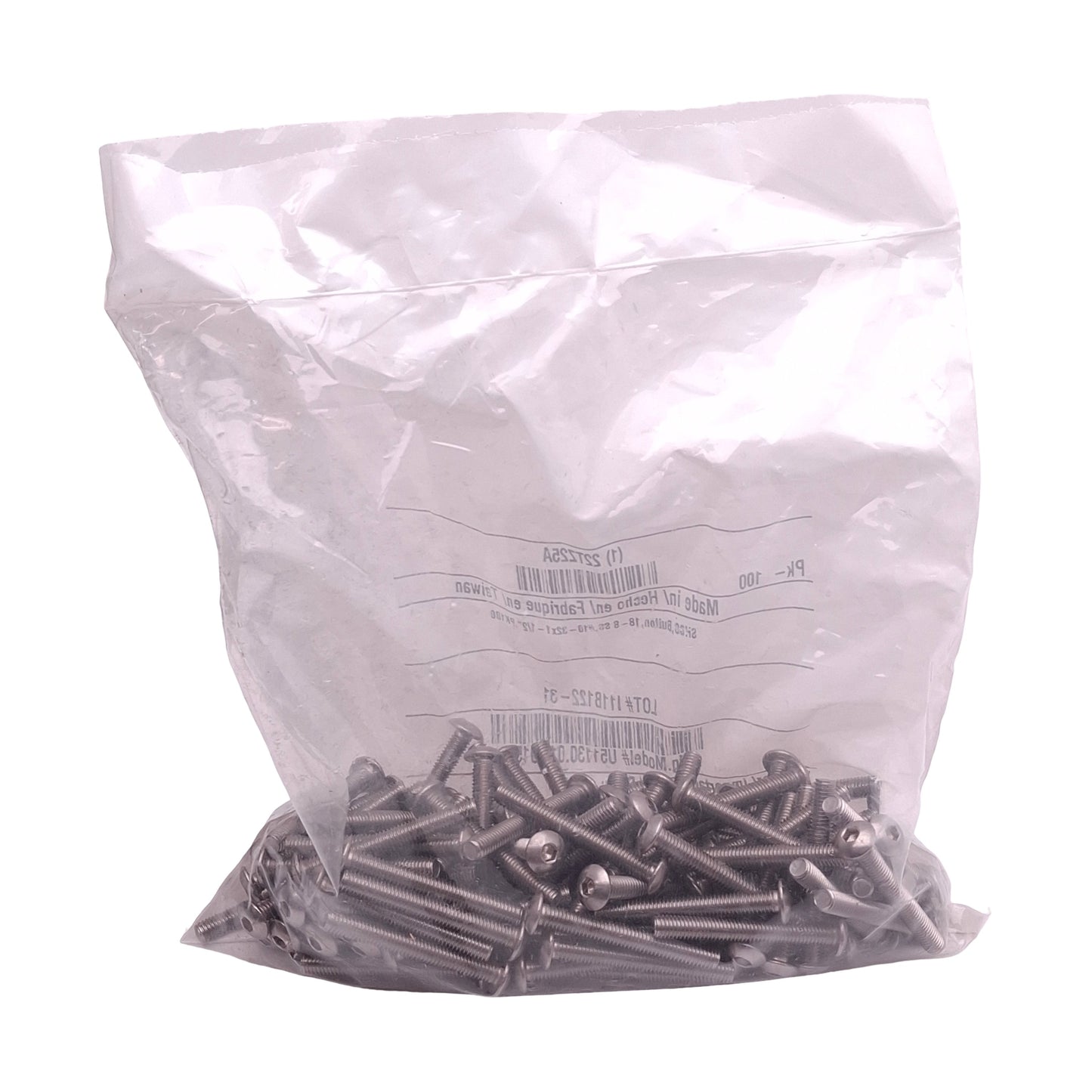 New Lot of 100 U51130.019.0150 22TZ25A Socket Head Cap Screw, #10-32 T x 1-1/2in L