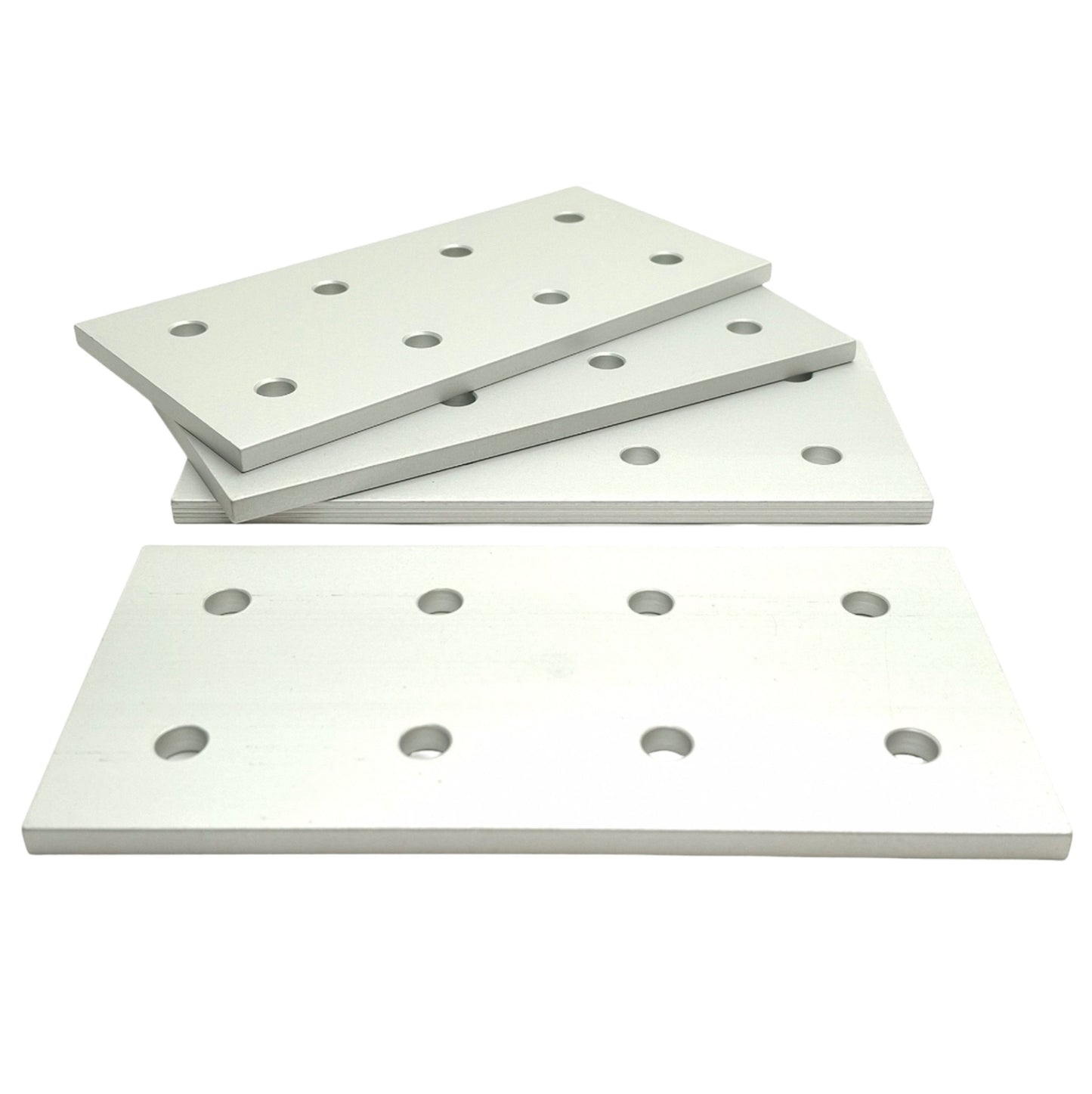 New Lot of 4 80/20 40-4365 Rectangular Flat Plate 40 Series 8 Hole 160mm x 80mm