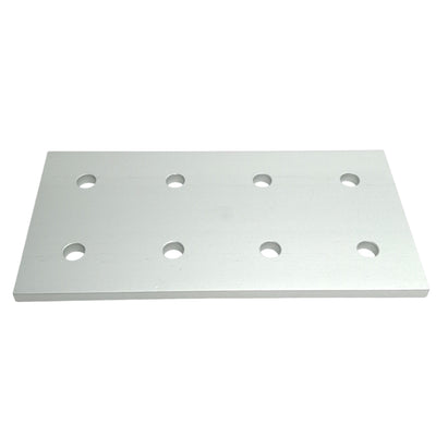 New Lot of 4 80/20 40-4365 Rectangular Flat Plate 40 Series 8 Hole 160mm x 80mm