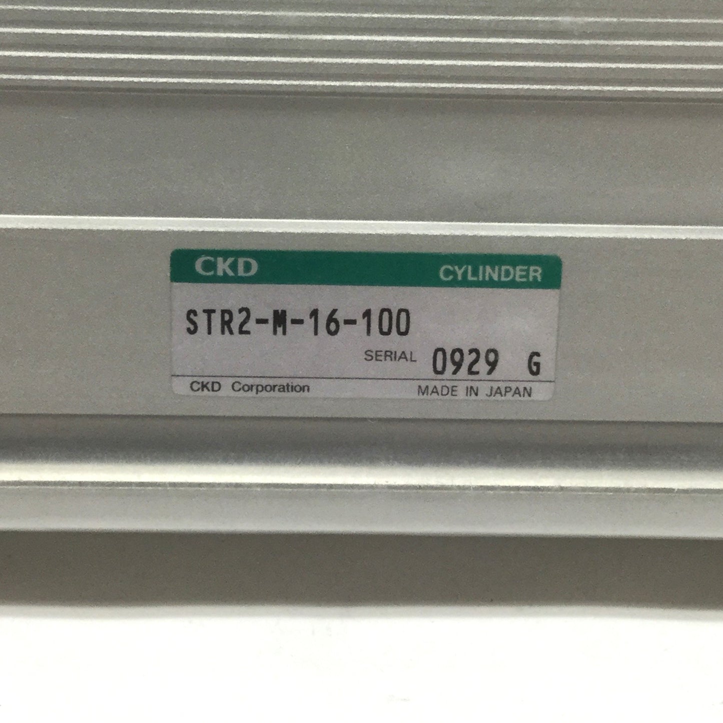 New CKD STR2-M-16-100-K0H5-D Twin Rod Cylinder, 16mm Bore, 100mm Stroke w/Switches