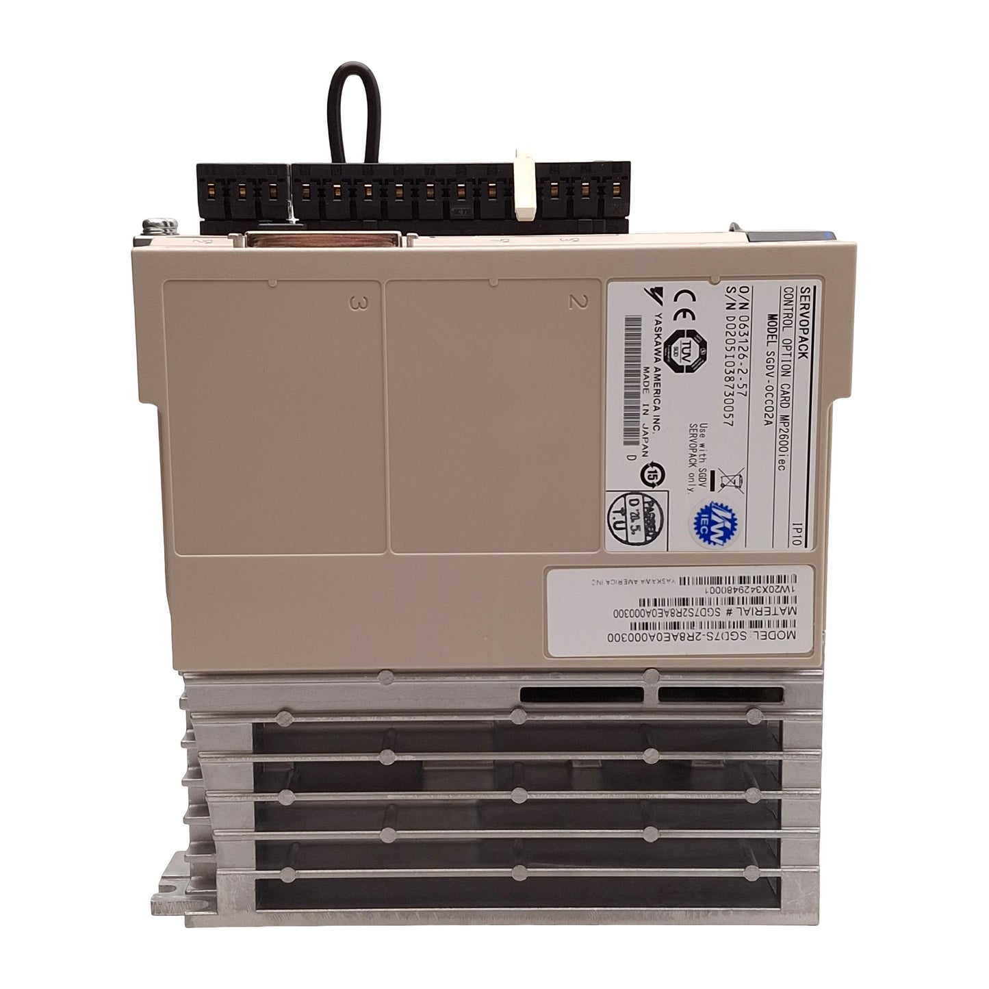 New Yaskawa SGD7S-2R8AE0A000300 SigmaLogic7 Compact Servopack 400W, 3Ø 240VAC, 500Hz