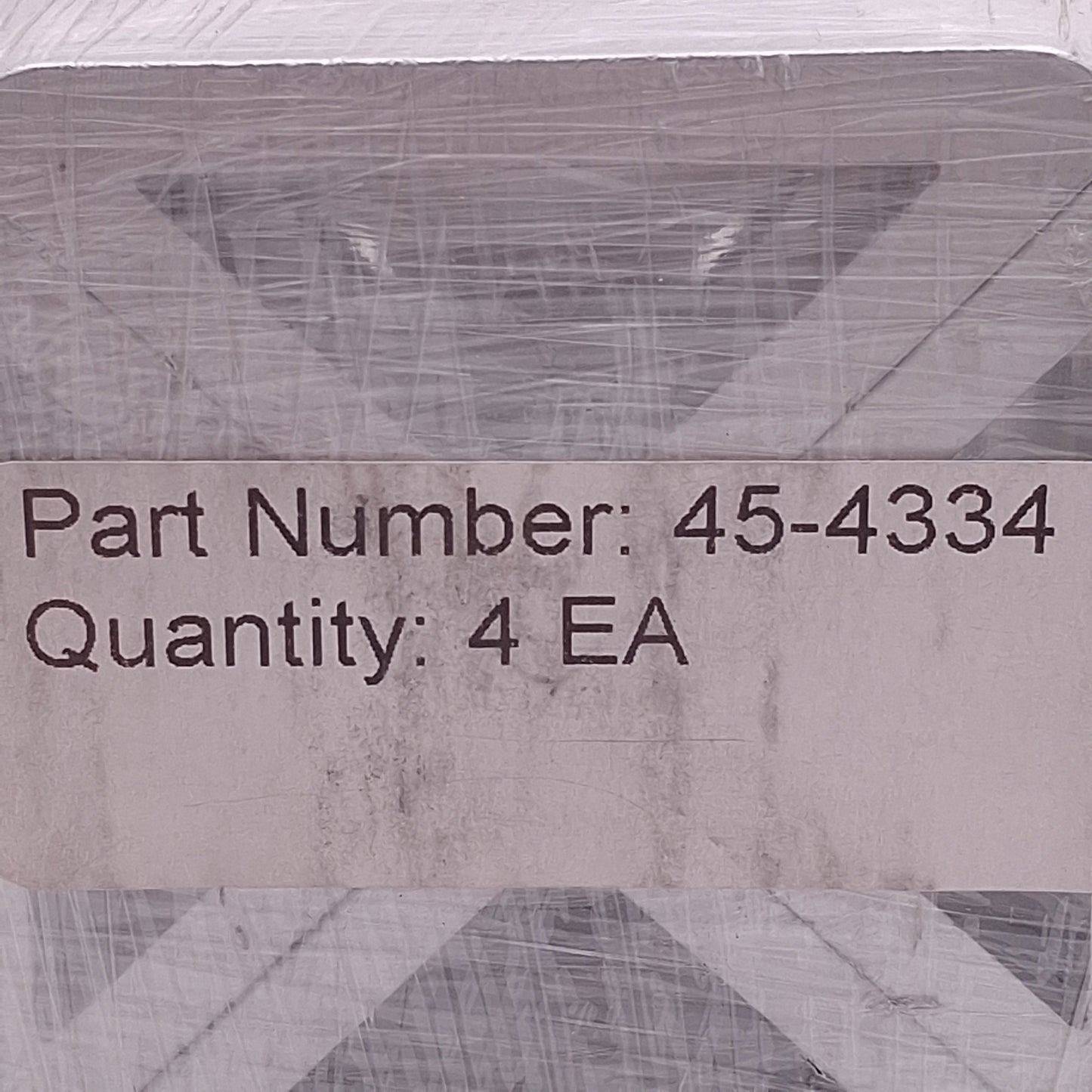 New Lot of 4 80/20 45-4334 Wide Gusseted Inside Corner Bracket, 4-Hole, 45-Series