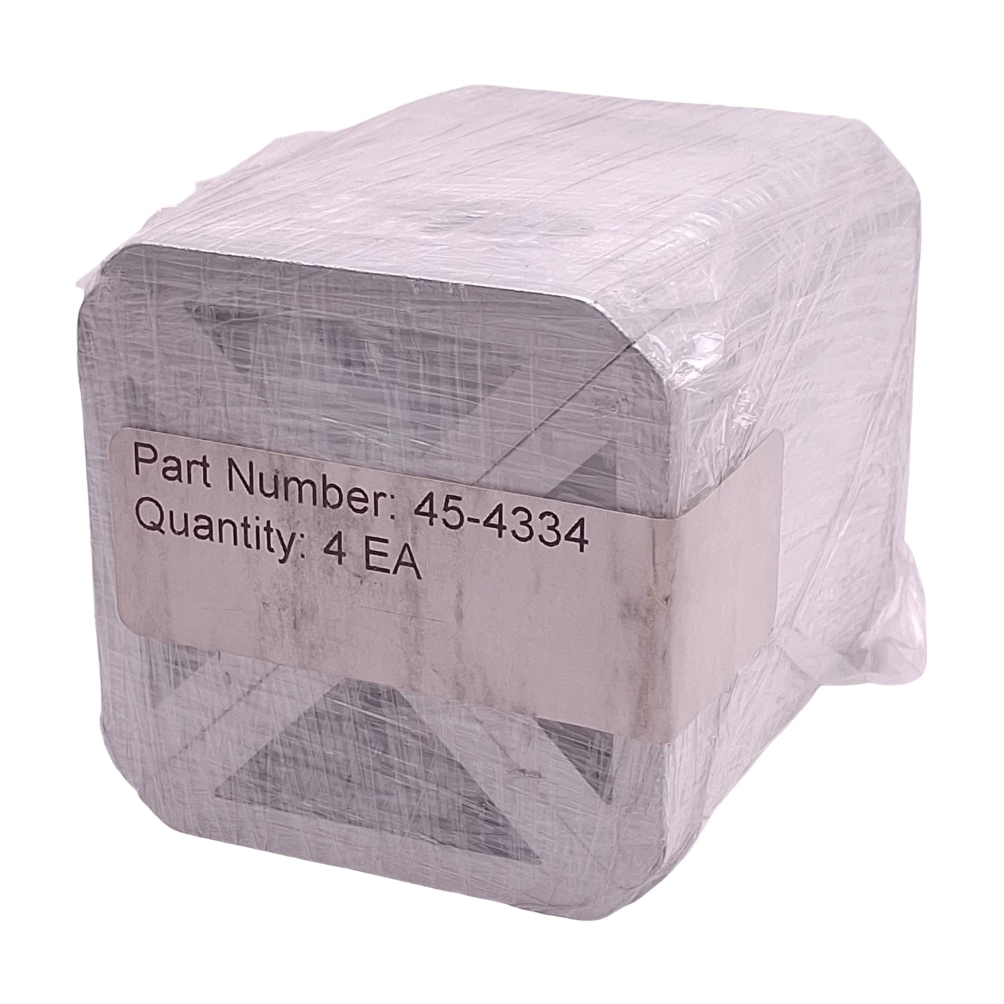 New Lot of 4 80/20 45-4334 Wide Gusseted Inside Corner Bracket, 4-Hole, 45-Series