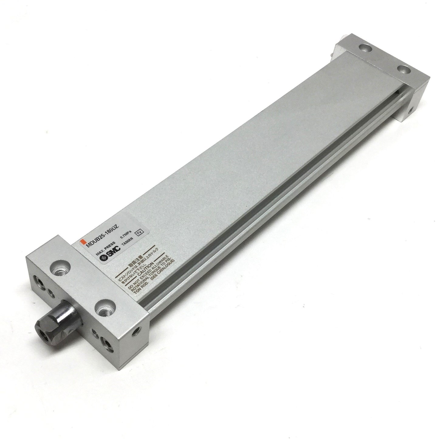 New – Open box SMC MDUB25-180DZ Compact Plate Air Cylinder, Ø25mm Bore, 180mm Stroke, 0.7MPa