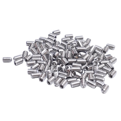 New – Open box Lot of 200 Stainless Steel Socket Set Cup Point Screw 5/40 Thread, 3/16in Length