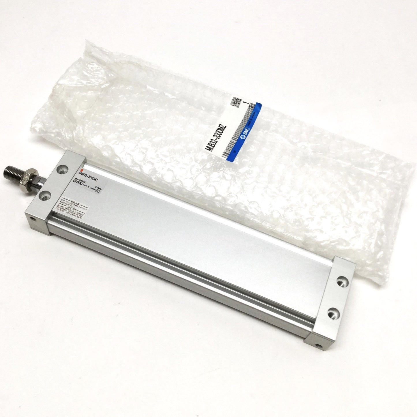 New – Open box SMC MUB32-200DMZ Compact Plate Air Cylinder, Ø32mm Bore, 200mm Stroke, 0.7MPa