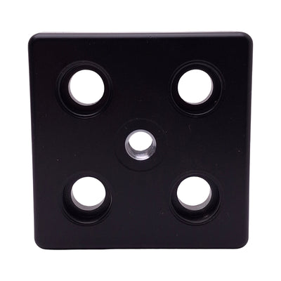 New Lot of 2 80/20 14045 M12 Center Tap Base Plate, 45 Series, 90 L x 90 W x 12mm H