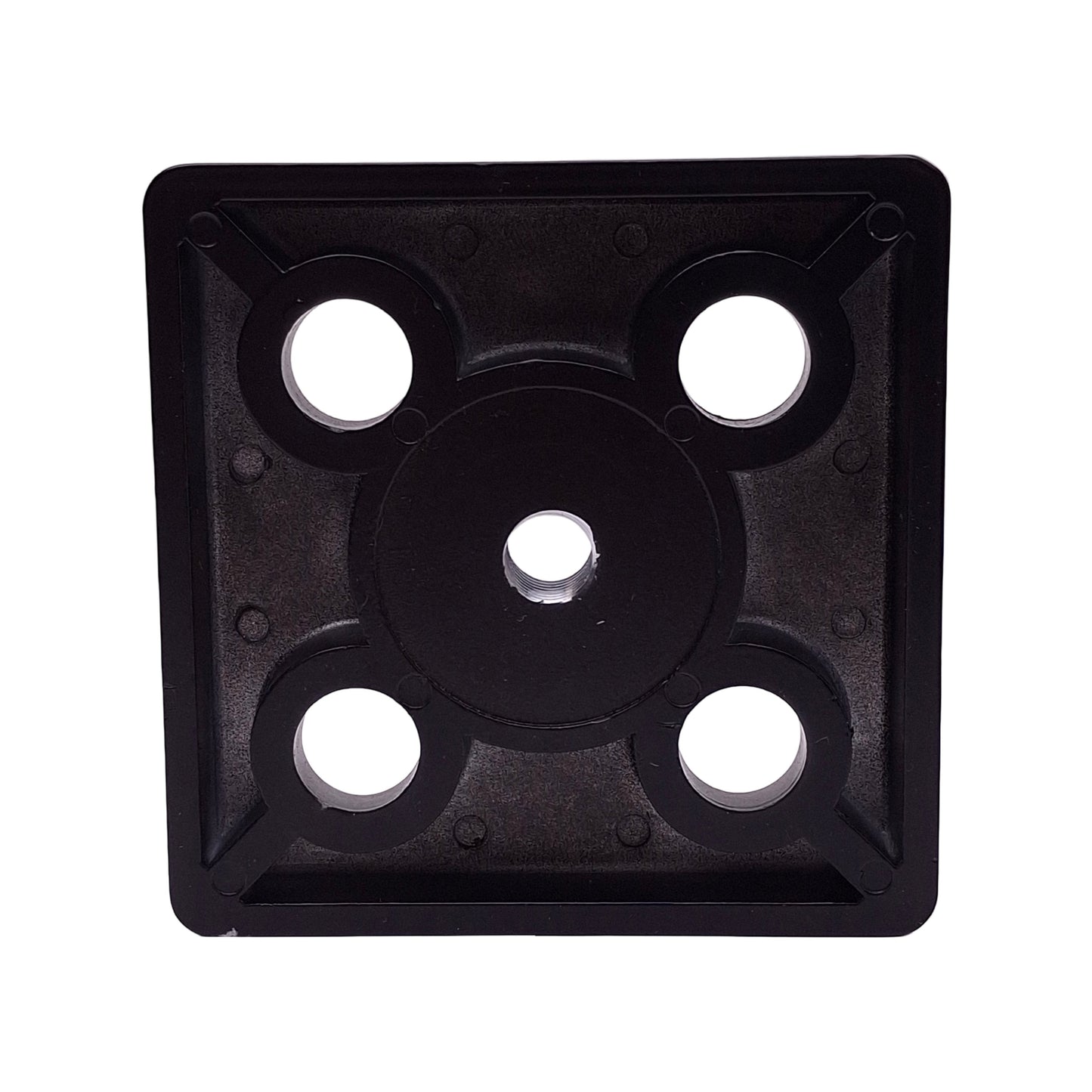 New Lot of 2 80/20 14045 M12 Center Tap Base Plate, 45 Series, 90 L x 90 W x 12mm H