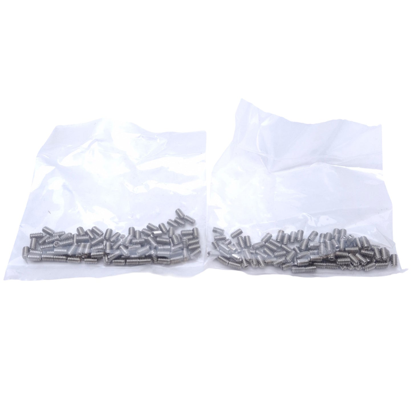 New – Open box Lot of 200 Stainless Steel Socket Cup Point Set Screw 4/40 Thread, 3/16in Length