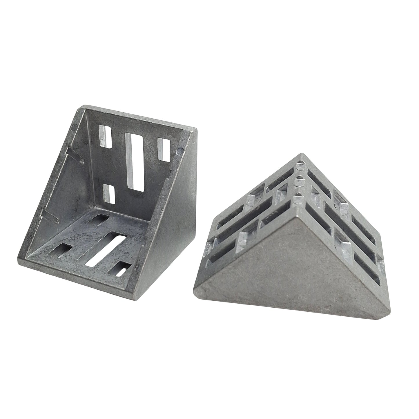 New – Open box Lot of 10 Fath 093W603 Aluminum Extrusion Angle Bracket, for 60mm Profile