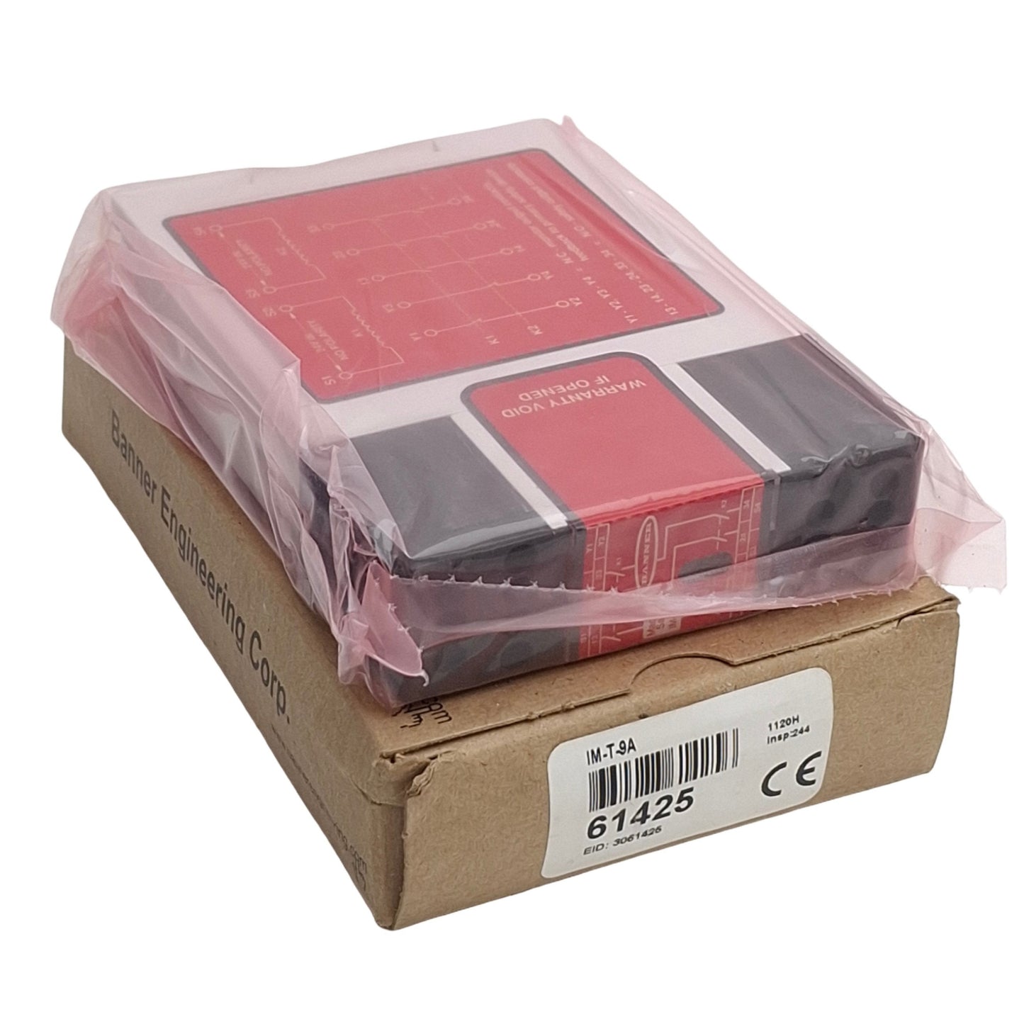 New Banner IM-T-9A Safety Relay Module for Light Curtain, 24VDC In, 3NO 6A Out