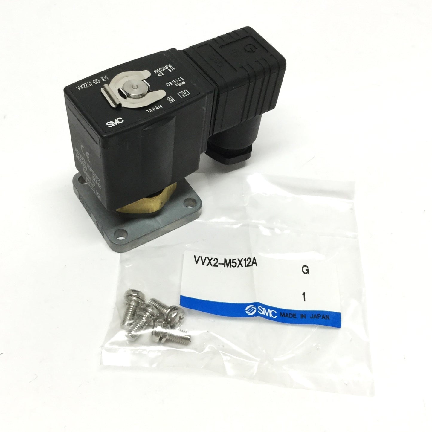 New – Open box SMC VX2231-00-1D1 Solenoid Air Valve for Manifold, 2-Way N.C., 100VAC Coil