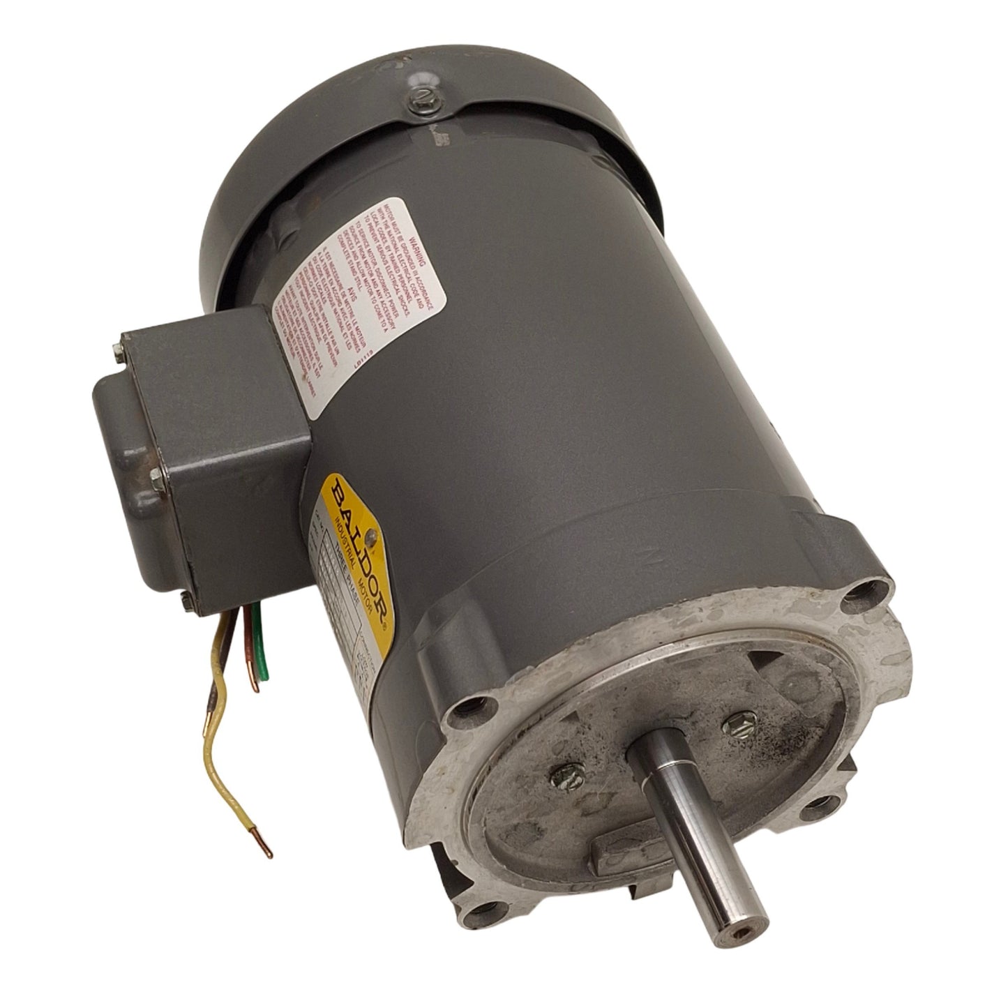 Used Baldor M11615 Pump Motor, 56CZ Frame, 208-230/460VAC 3-Ph, 3450RPM, ø5/8in Shaft