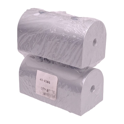 New Lot of 2 80/20 40-4386 Universal Structural Pivot Nub, 40 Series, 80 x 40 x 40mm