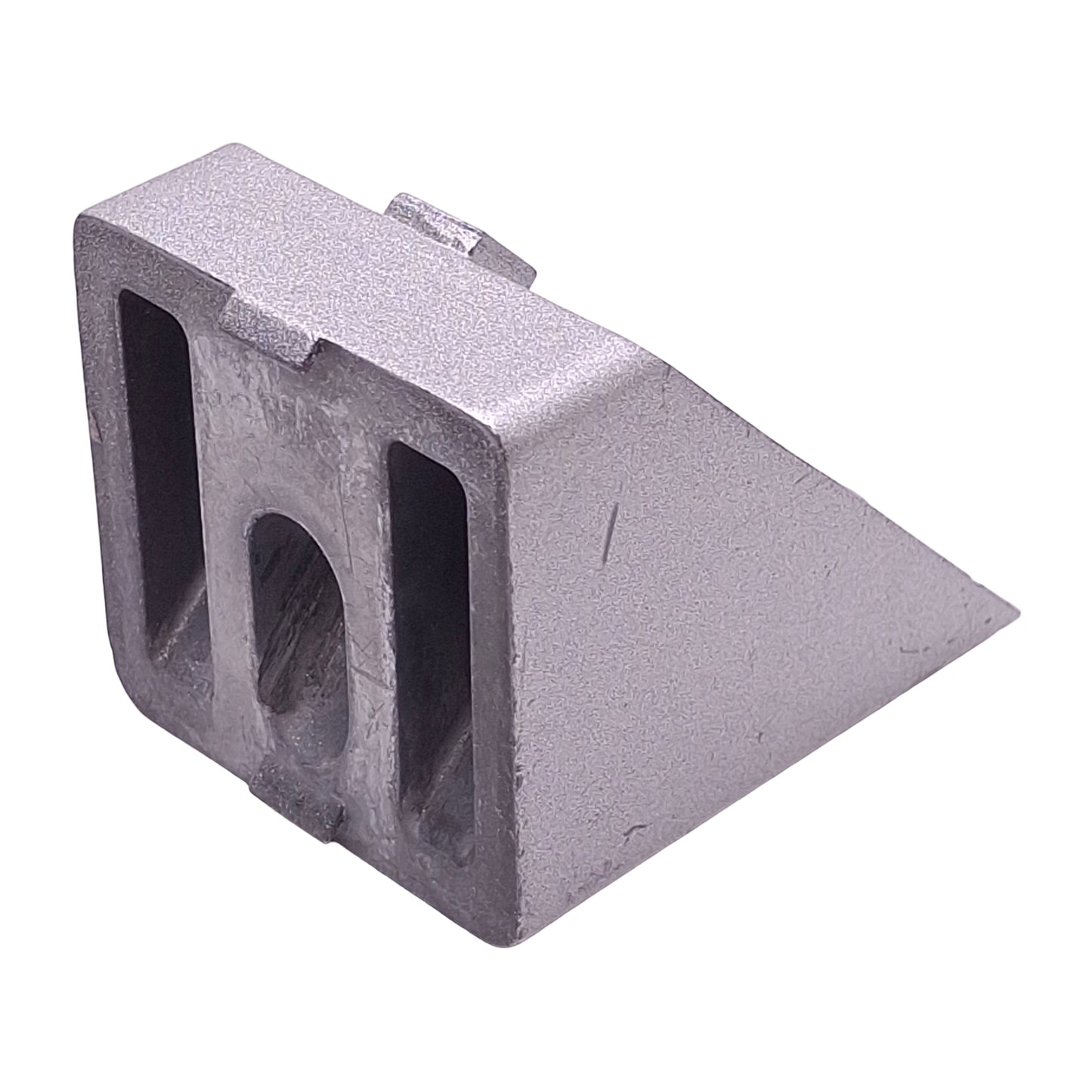 Used Lot of 3 80/20 14118 45° Degree Support Connector, 40-Series, 52mm x 40mm x 40mm