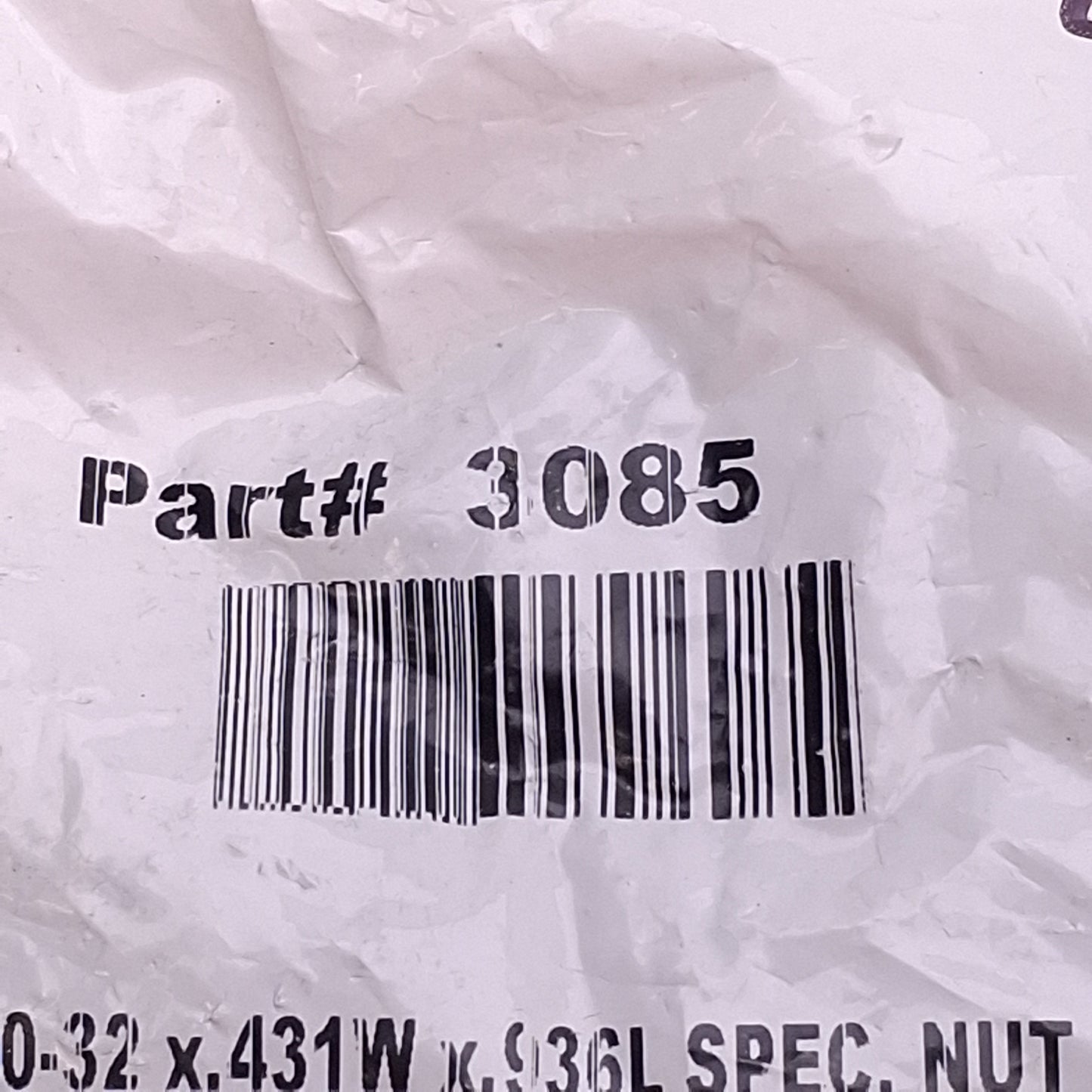 New Lot of 25 80/20 3085 Double Anchor Slide-In T-Nut, #10-32, 0.936in L x 0.431in W