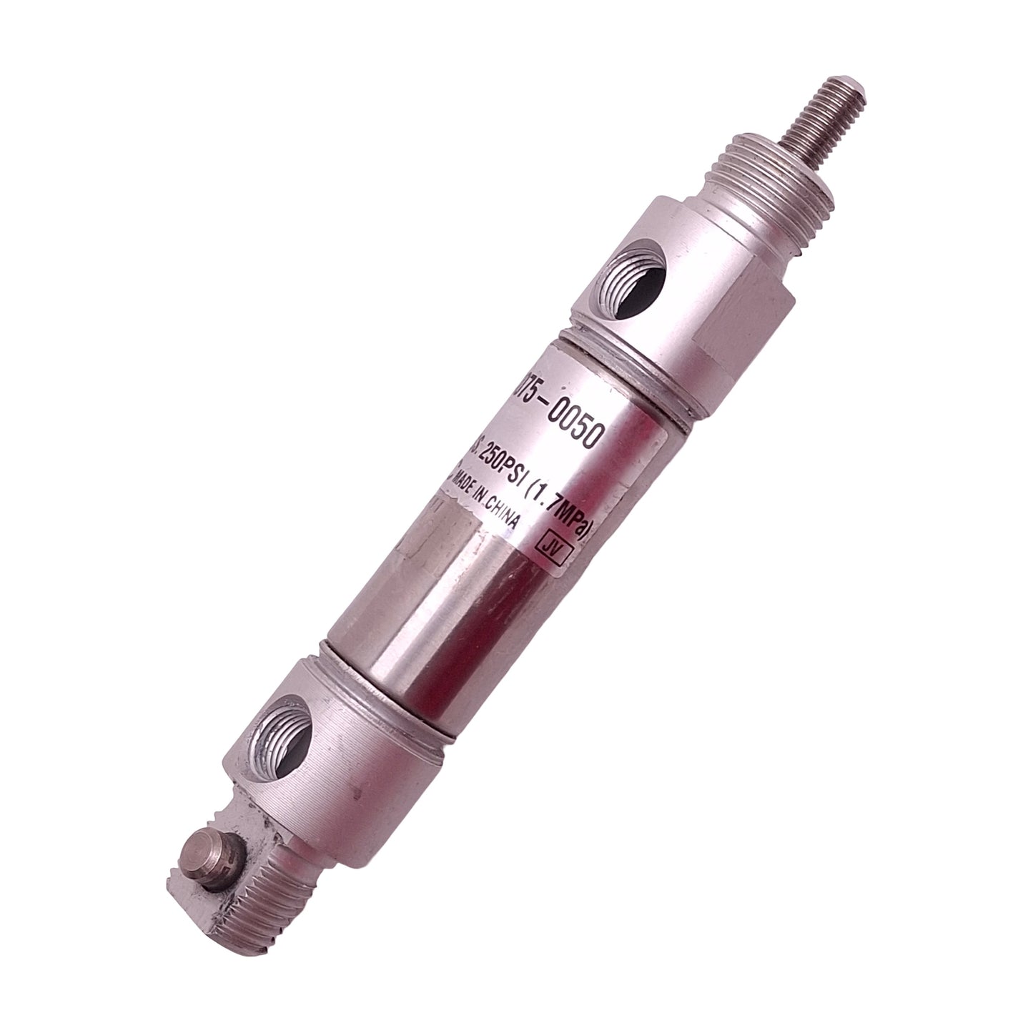 Used Lot of 2 SMC NCMC075-0050 Pneumatic Cylinder 3/4in Bore, 1/2in Stroke, 1/8in NPT