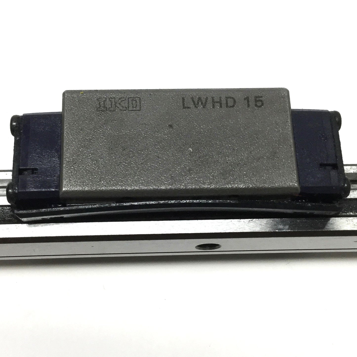 Used IKO LWHD 15 Linear Way Ball Bearing Block Carriages (x2) on 415mm Guide Rail
