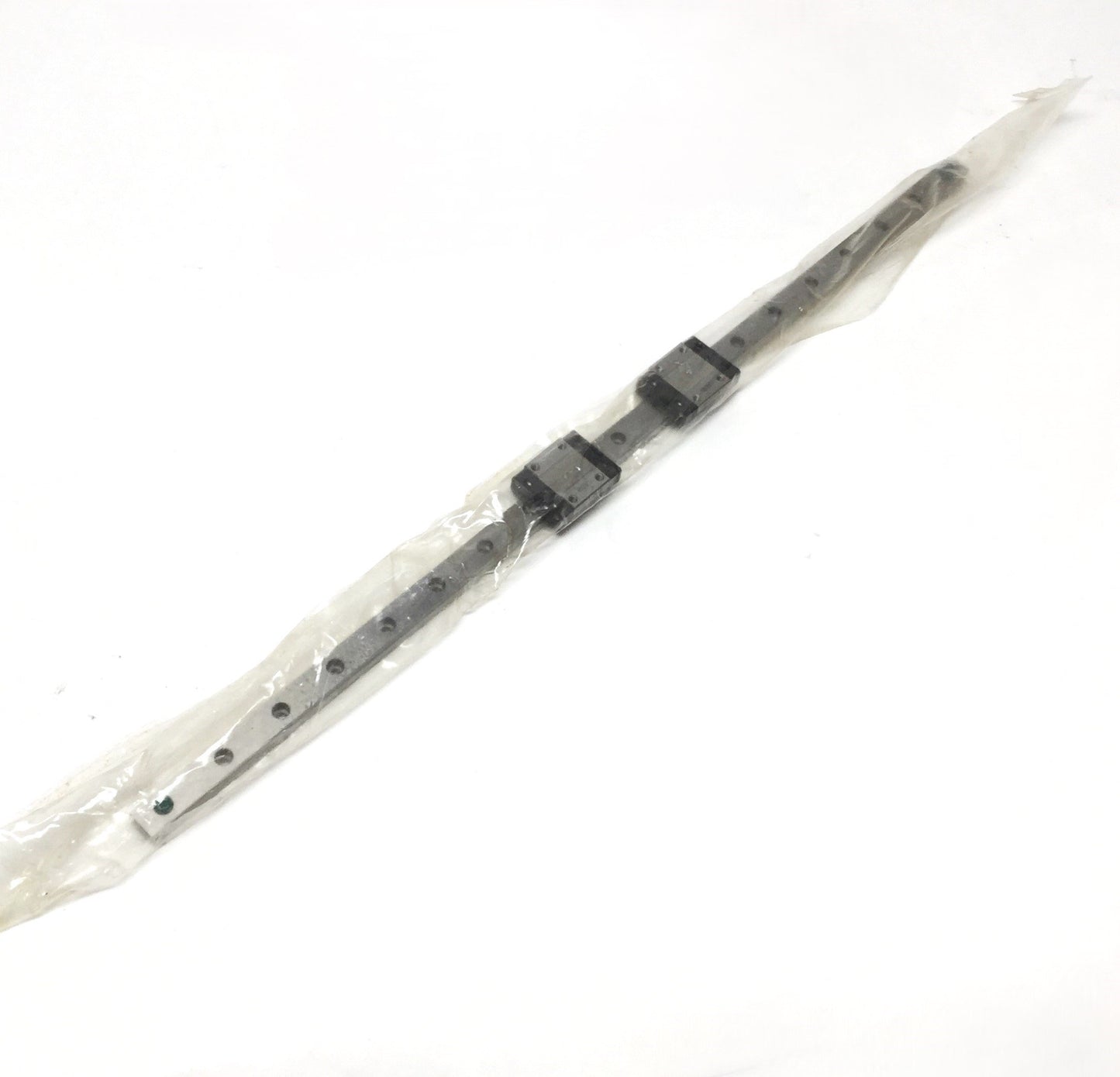 New THK SRS12M Linear Motion Ball Bearing Block Carriages (x2) on 470mm Guide Rail