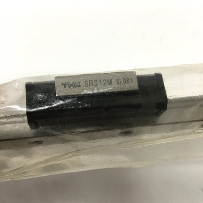 New THK SRS12M Linear Motion Ball Bearing Block Carriages (x2) on 470mm Guide Rail