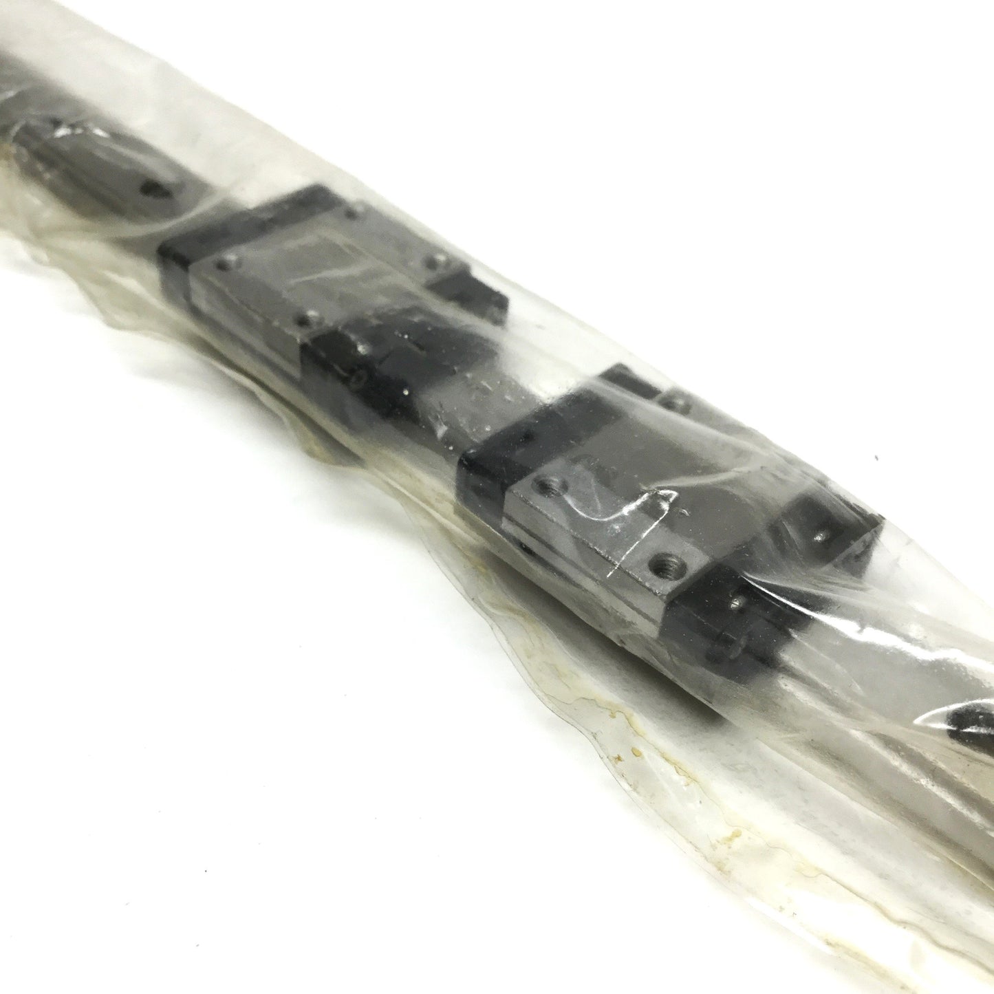 New THK SRS12M Linear Motion Ball Bearing Block Carriages (x2) on 470mm Guide Rail