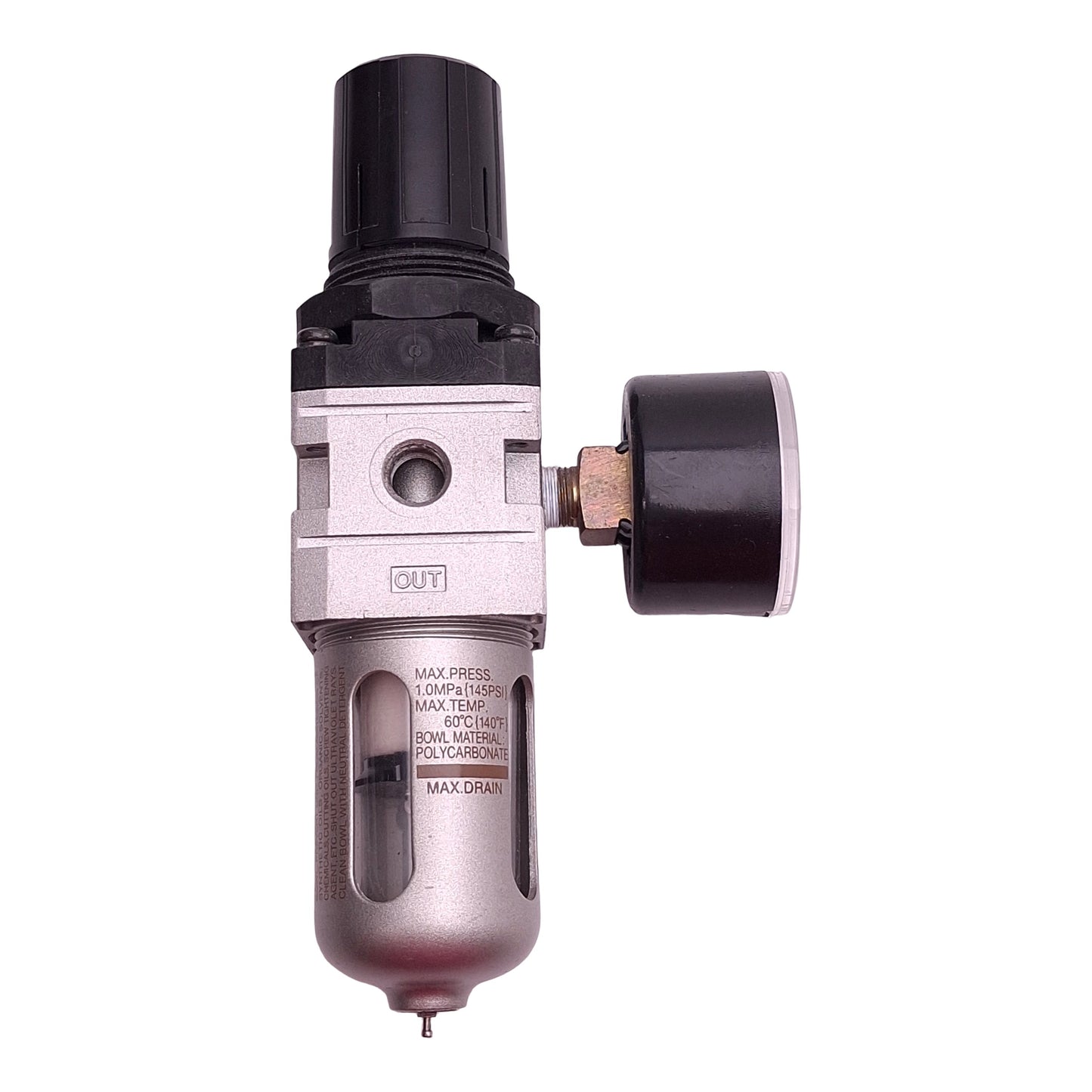 Used SMC NAW2000-N01-C Filter Regulator, 0.05-0.85MPa Set, 1MPa Max, 5µm, 1/8in NPT