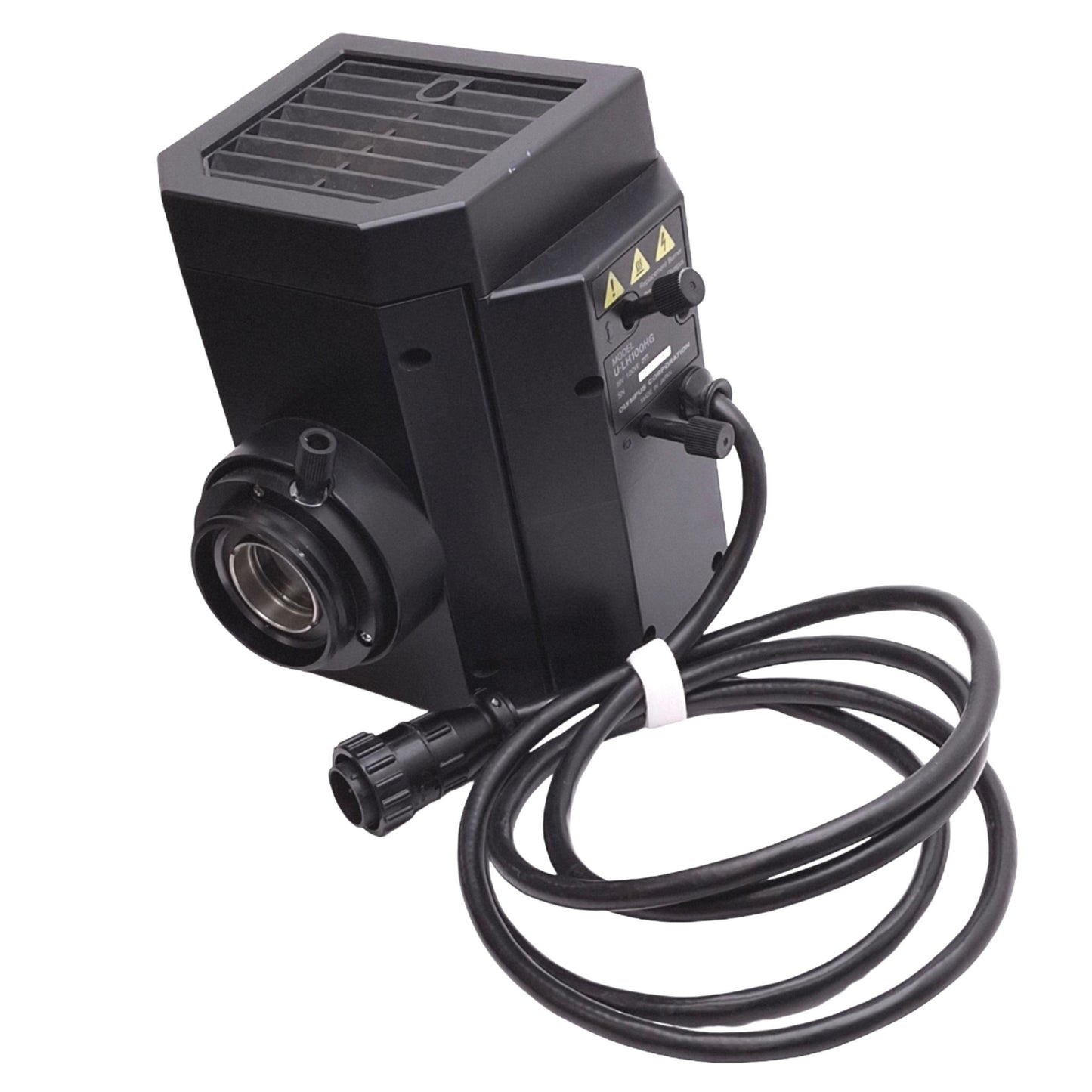 Used Olympus U-LH100HG Mercury Fluorescence Light Source, 19VDC, 100W Max, ø1.5in