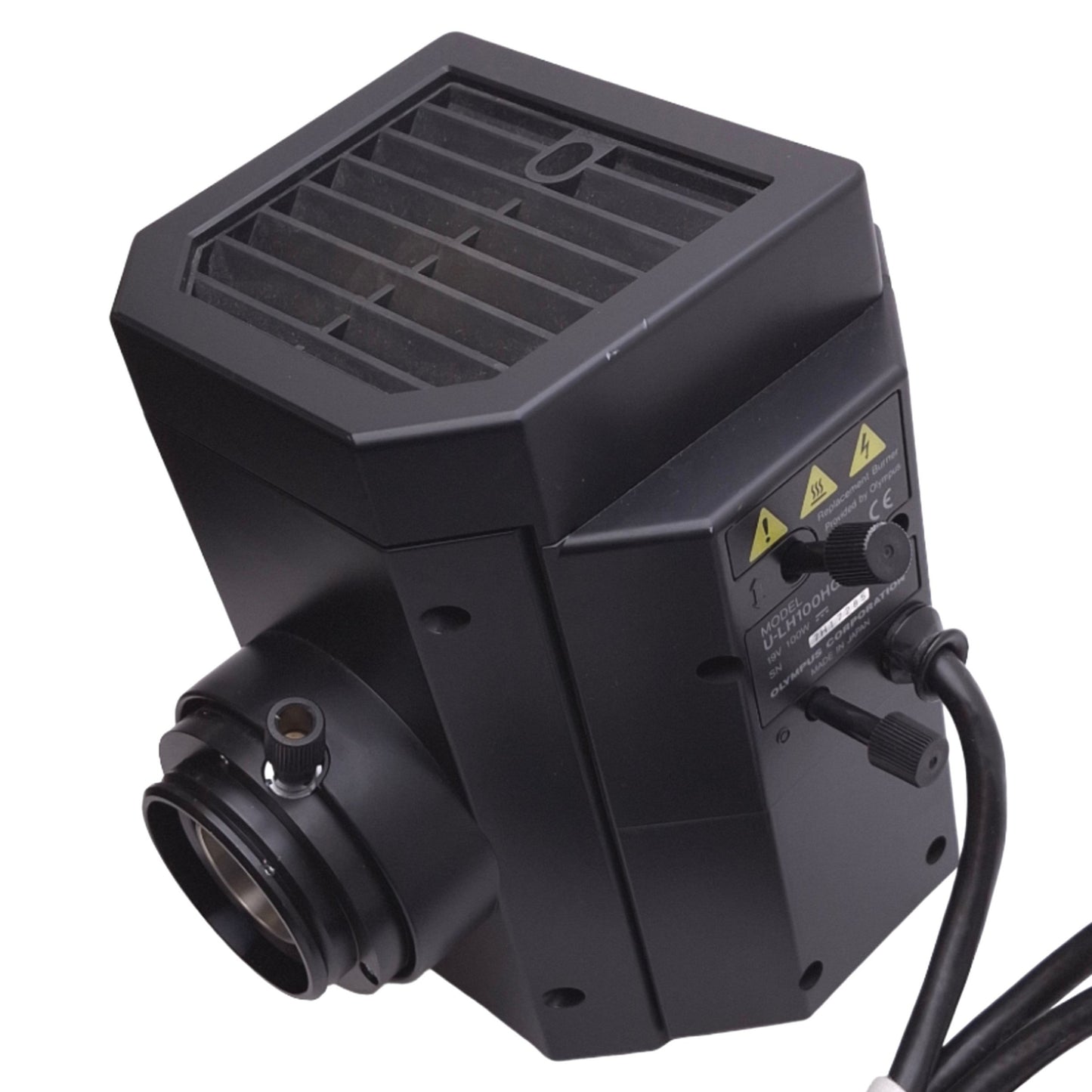 Used Olympus U-LH100HG Mercury Fluorescence Light Source, 19VDC, 100W Max, ø1.5in