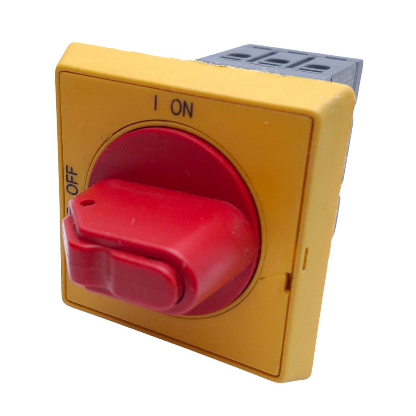 Used ABB OT25ET3 Disconnect Rotary Switch 2-Position, 3-Pole, Panel Mount, 25A 600VAC