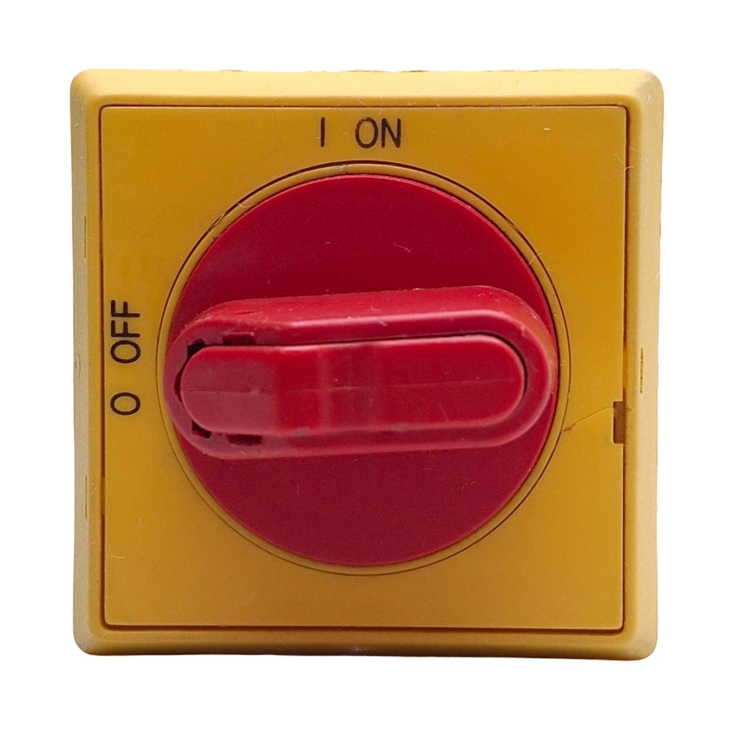 Used ABB OT25ET3 Disconnect Rotary Switch 2-Position, 3-Pole, Panel Mount, 25A 600VAC