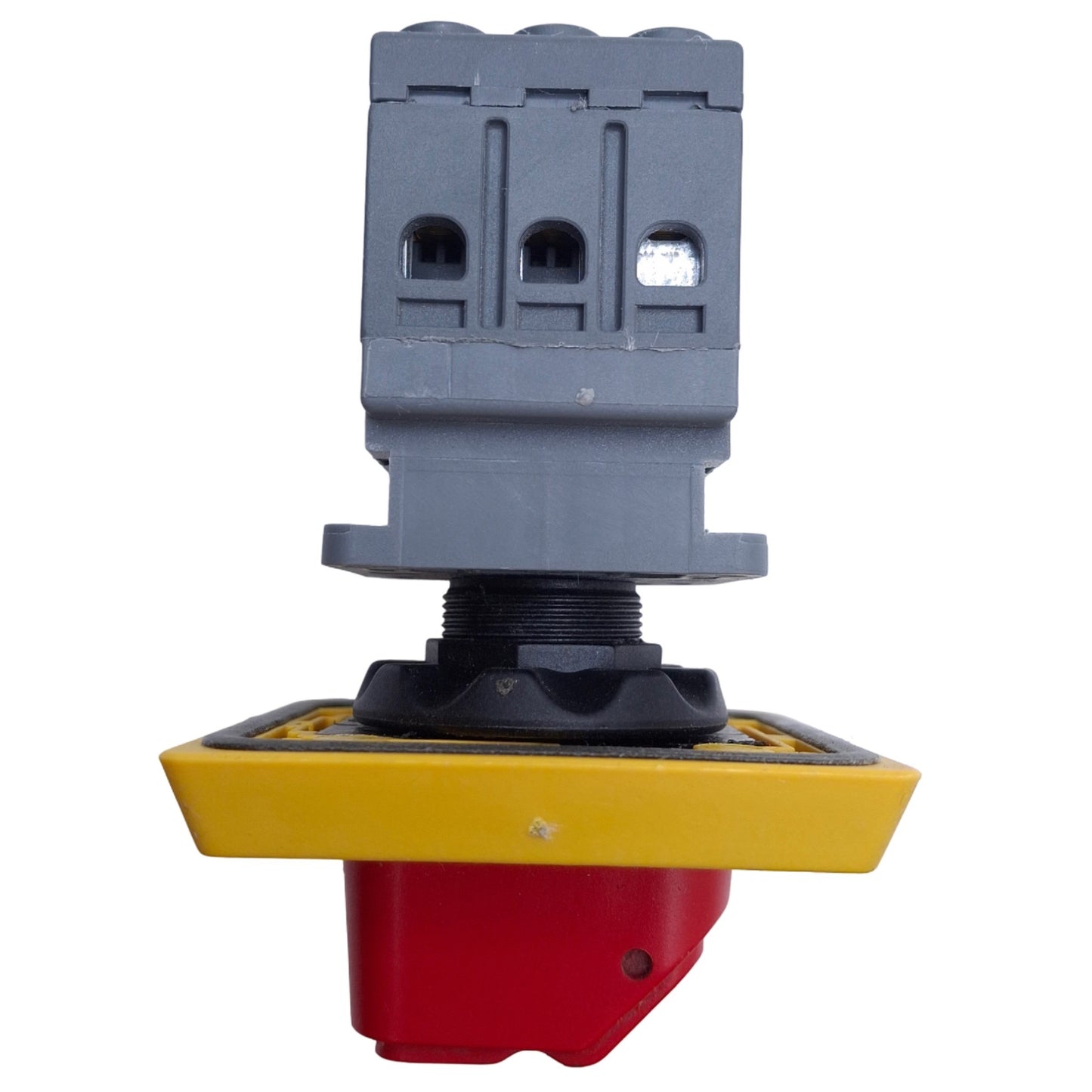 Used ABB OT25ET3 Disconnect Rotary Switch 2-Position, 3-Pole, Panel Mount, 25A 600VAC