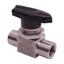 Used Whitey SS-43F4 Ball Valve 2-Way 1/4" x 1/4" Female NPT, 3000psi *Cracked Handle*