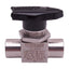 Used Whitey SS-43F4 Ball Valve 2-Way 1/4" x 1/4" Female NPT, 3000psi *Cracked Handle*