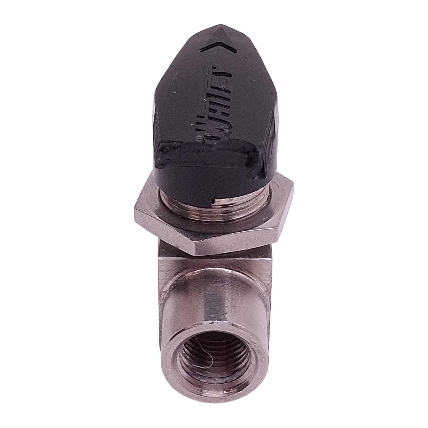 Used Whitey SS-43F4 Ball Valve 2-Way 1/4" x 1/4" Female NPT, 3000psi *Cracked Handle*