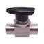 Used Whitey SS-43F4 Ball Valve 2-Way 1/4" x 1/4" Female NPT, 3000psi *Cracked Handle*