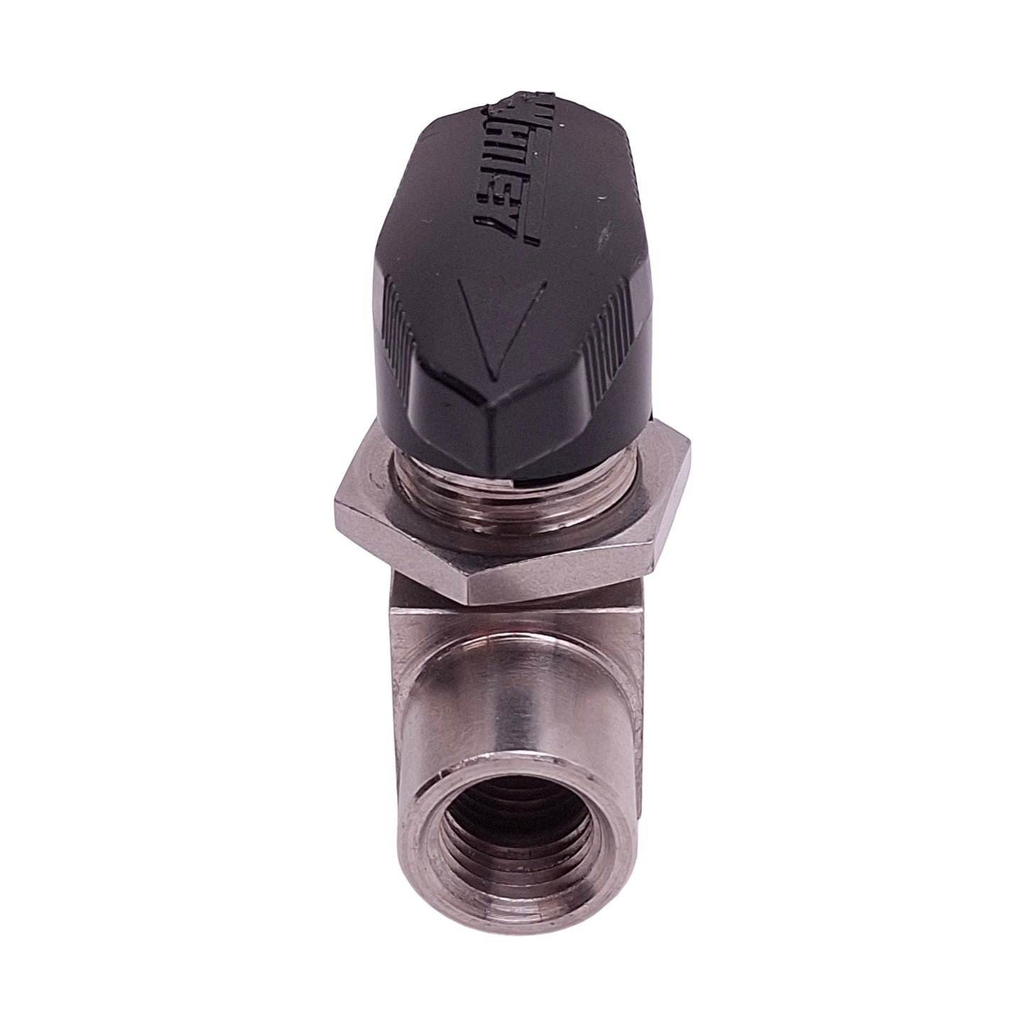Used Whitey SS-43F4 Ball Valve 2-Way 1/4" x 1/4" Female NPT, 3000psi *Cracked Handle*