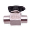 Used Whitey SS-43F4 Ball Valve 2-Way 1/4" x 1/4" Female NPT, 3000psi *Cracked Handle*