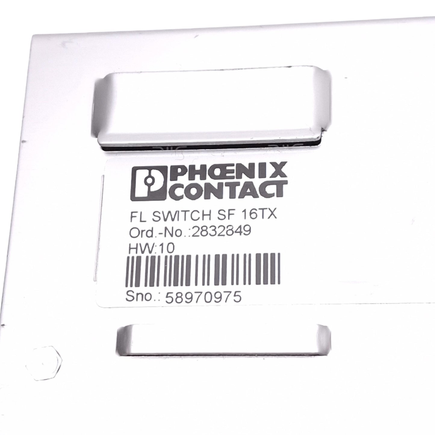Used Phoenix Contact 2832849 FL SWITCH SF 16TX Ethernet Switch, 16-Port RJ45, 24VDC