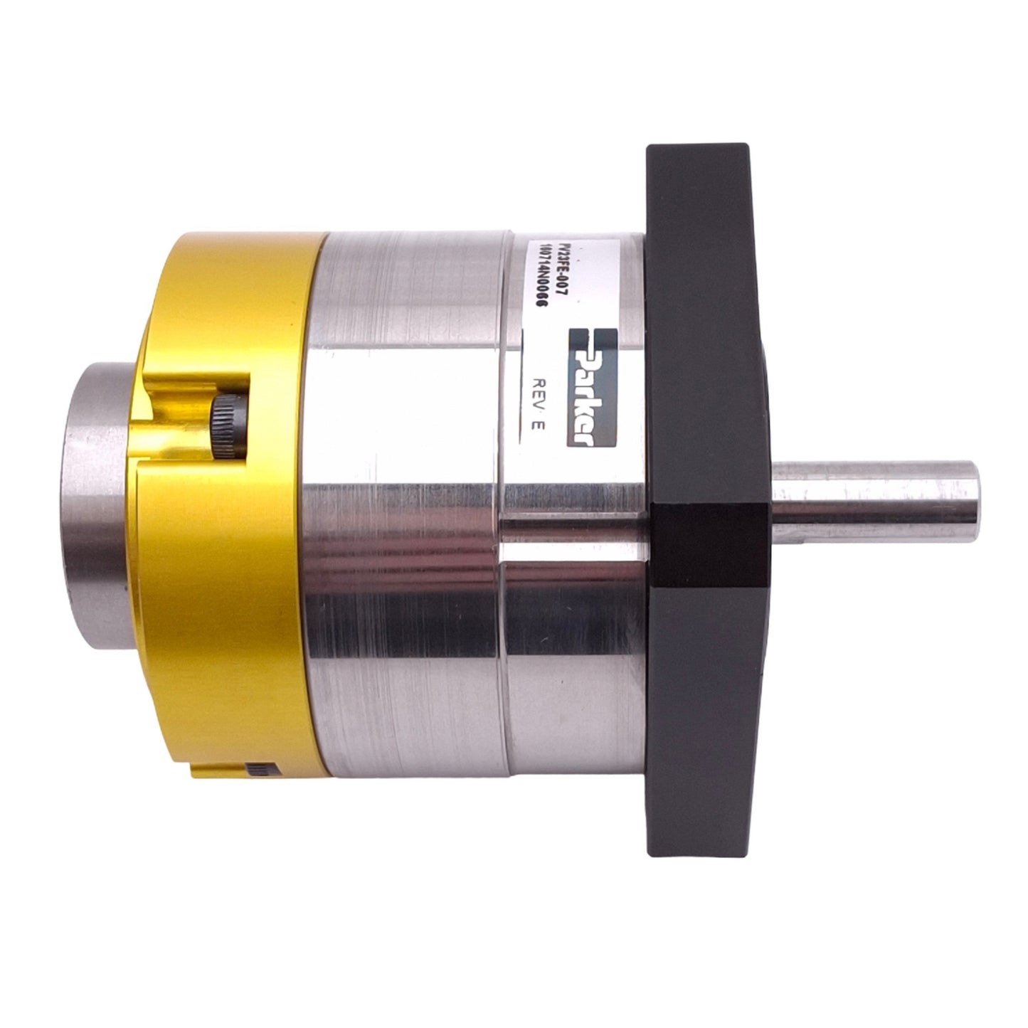 Used Parker PV23FE-007 Planetary Gearhead, 7:1, NEMA 23, ø3/8in Shaft, 6000rpm Max