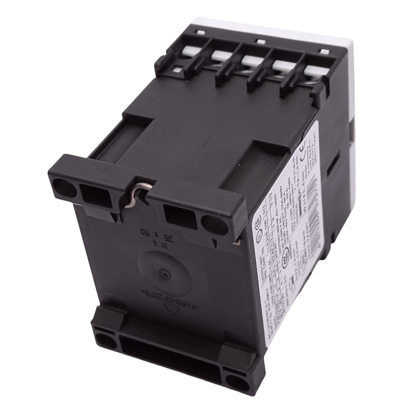 Used Siemens 3RT1016-1BB42 Contactor, 3-Pole, 1NC Aux, 3hp 460VAC Max, 24VDC Coil