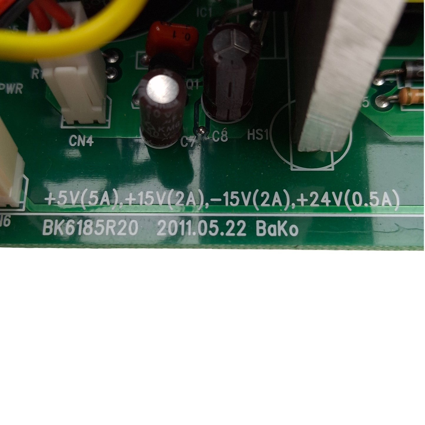 Used Bako BK6185R20 Power Supply Unit PSU Card For BF1020 Chassis +5V ±15V +24V 50W