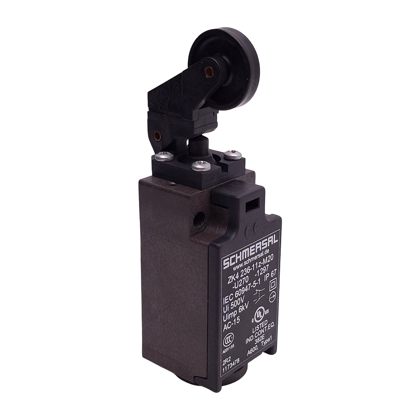 Used Schmersal ZK4 236-11z-M20-U270-1297 Limit Switch, 1NO+1NC, 4A 230VAC, M20 x 1.5
